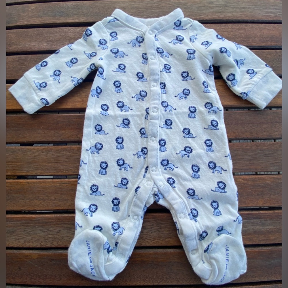 Janie and Jack Newborn boys sleeper NWT